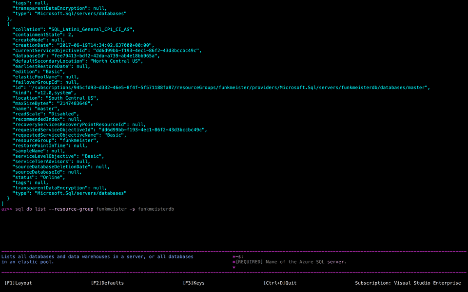Working with Azure CLI
